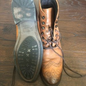 Mens Light Brown Work Casual Boots